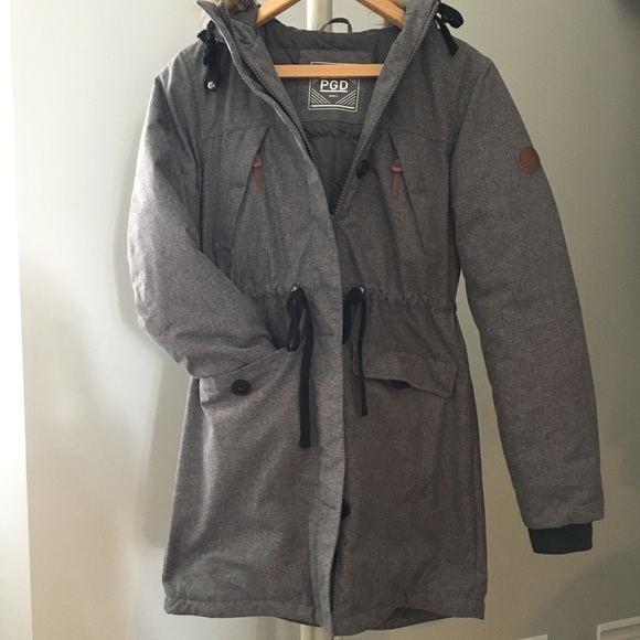 PGD parka by Plenty (size S, gray, down filled) - Picture 4 of 13